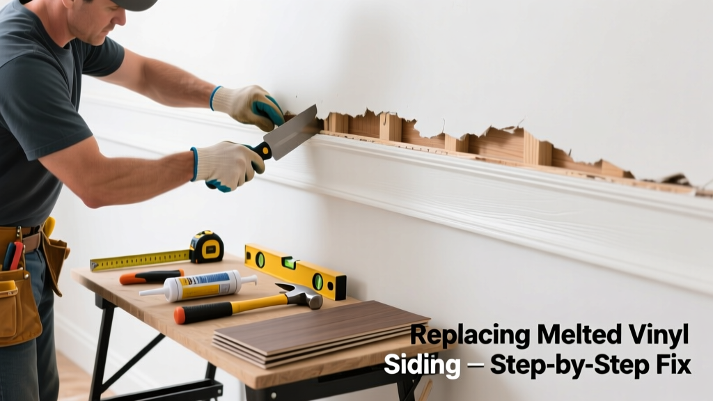 Replacing Melted Vinyl Siding: A Step-by-Step Fix