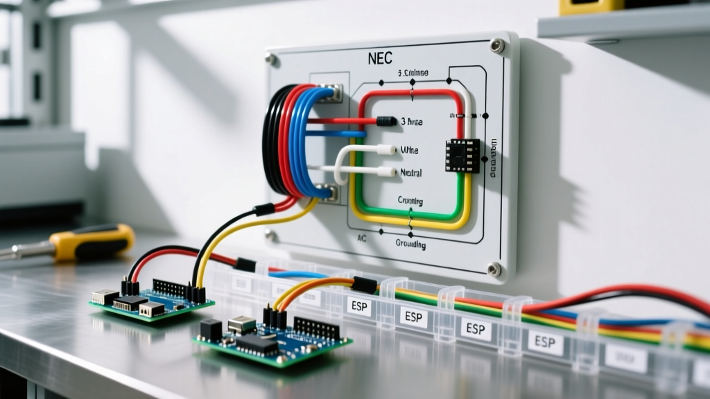 Electrical Wiring Color Code Guide for NEC Inspection Compliance