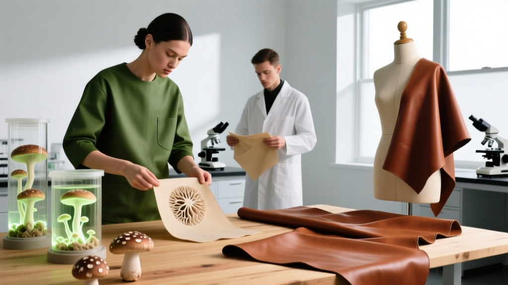 Where Is Mushroom Leather Produced Commercially?
