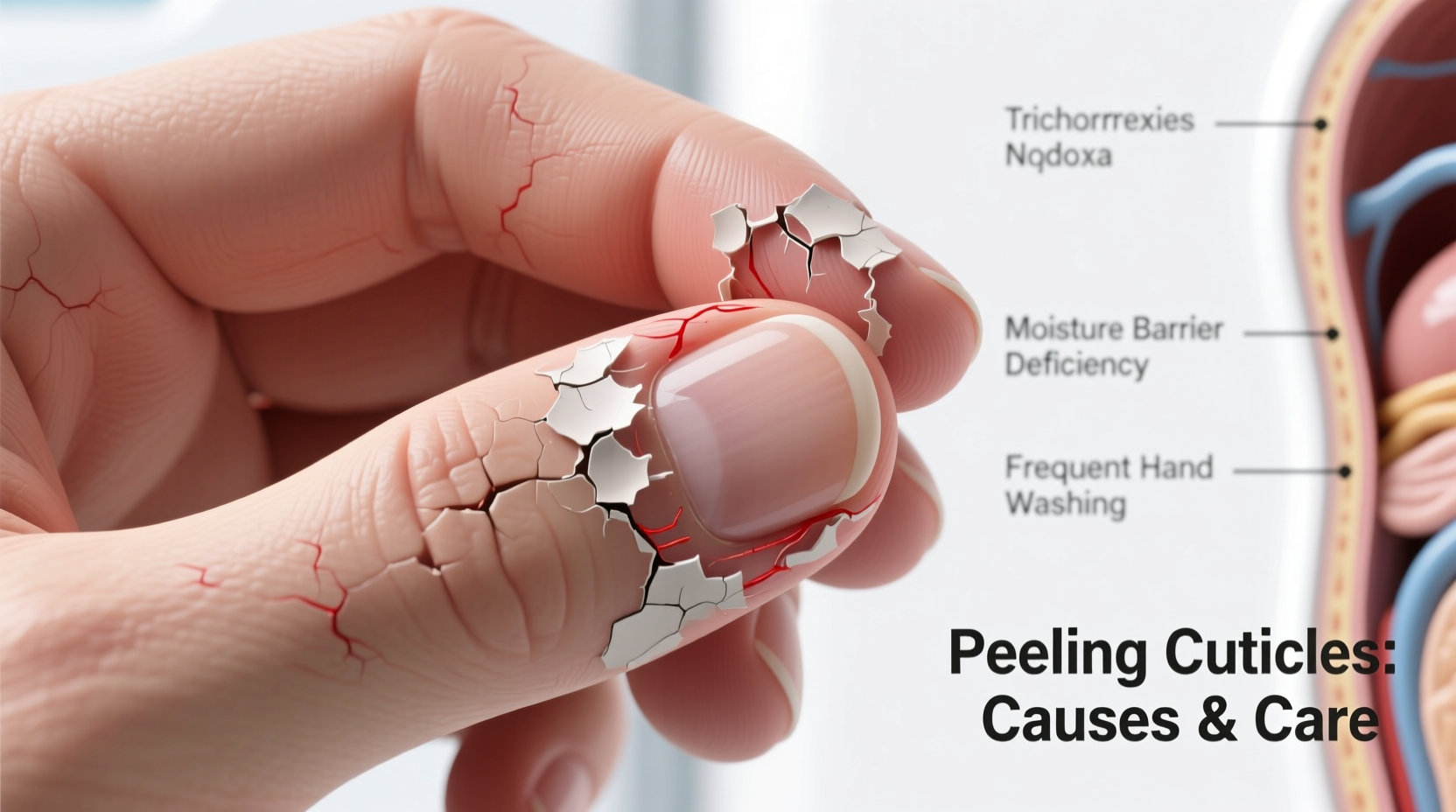 why do my cuticles keep peeling causes and moisturizing routines