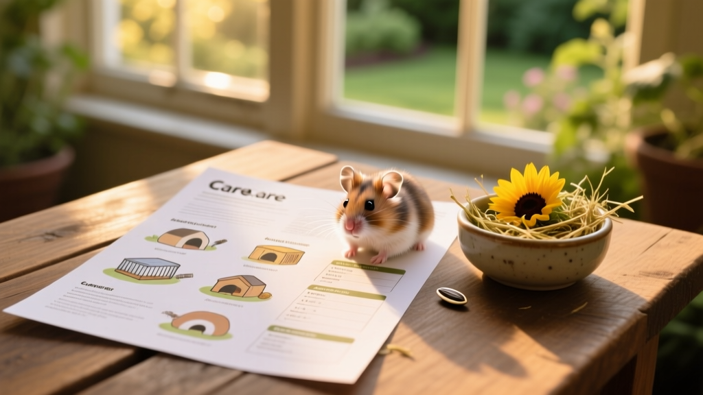 Dwarf Hamster Care Sheet