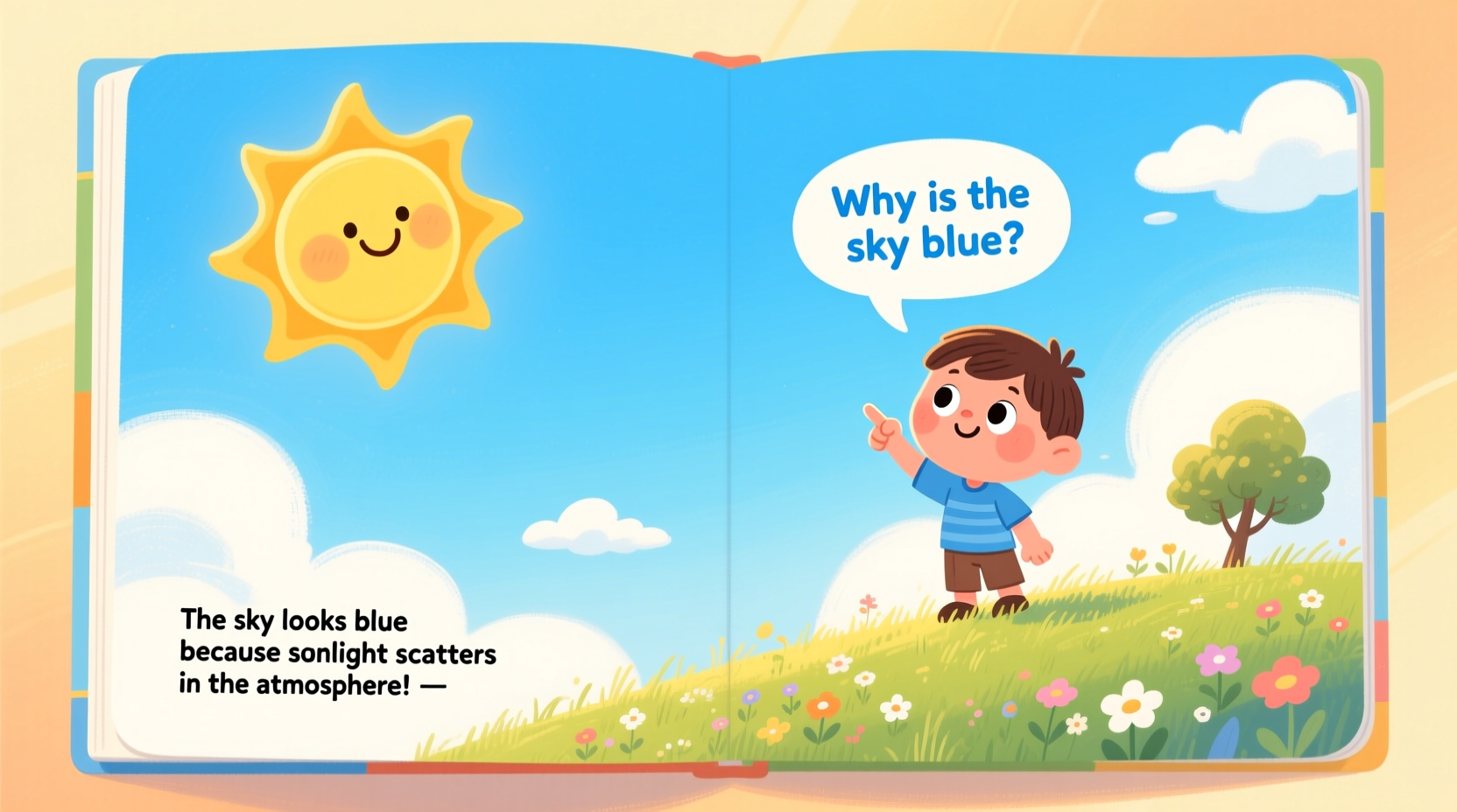 why is the sky blue simpler explanation for curious kids