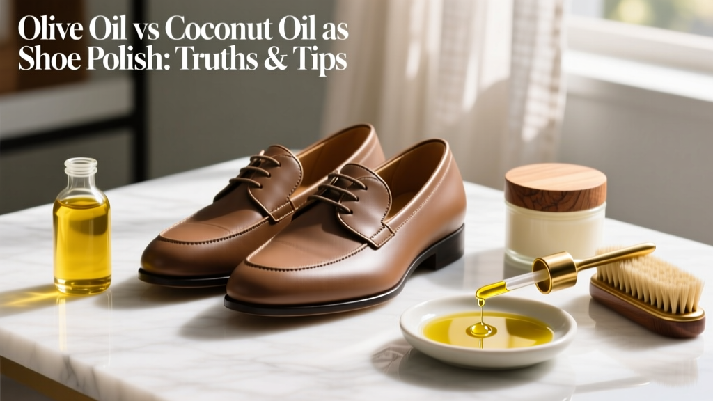Olive Oil vs Coconut Oil as Shoe Polish: Truths & Tips