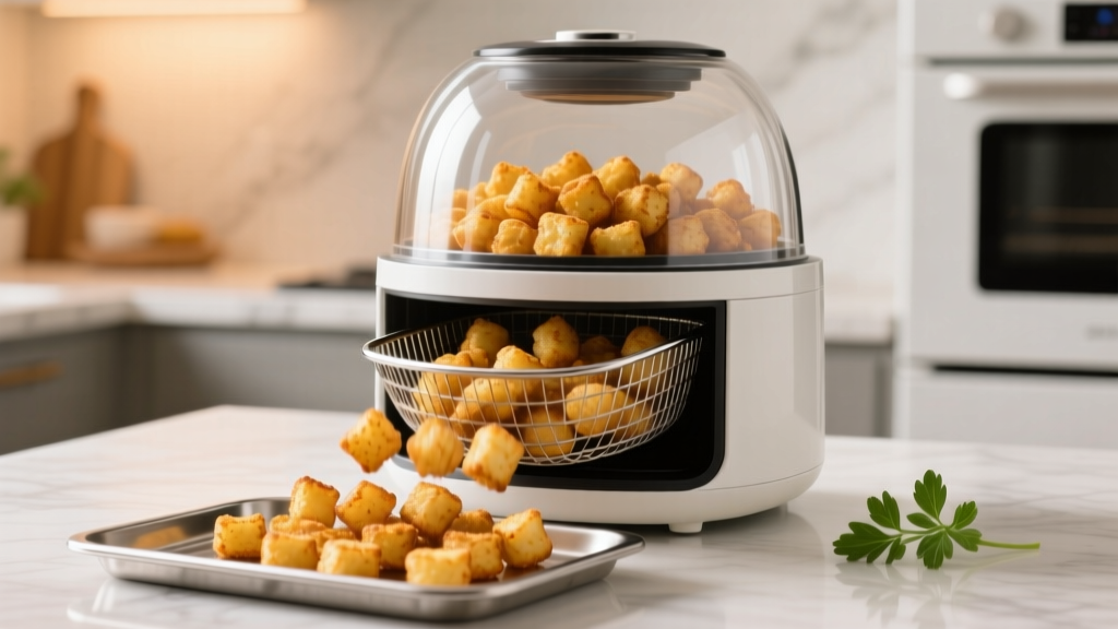 How to Cook Tater Tots in a Rotating Basket Air Fryer