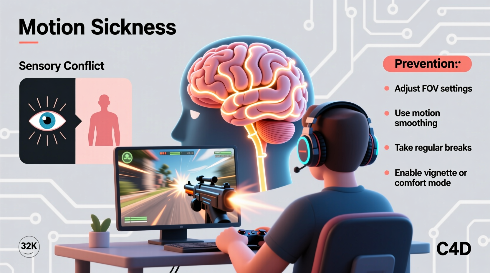 why do some games cause motion sickness and how to prevent it