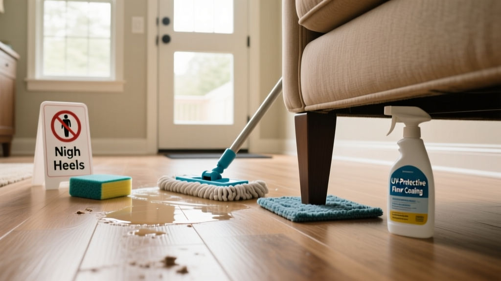 How to Prevent Vinyl Floor Discoloration in High-Traffic Areas