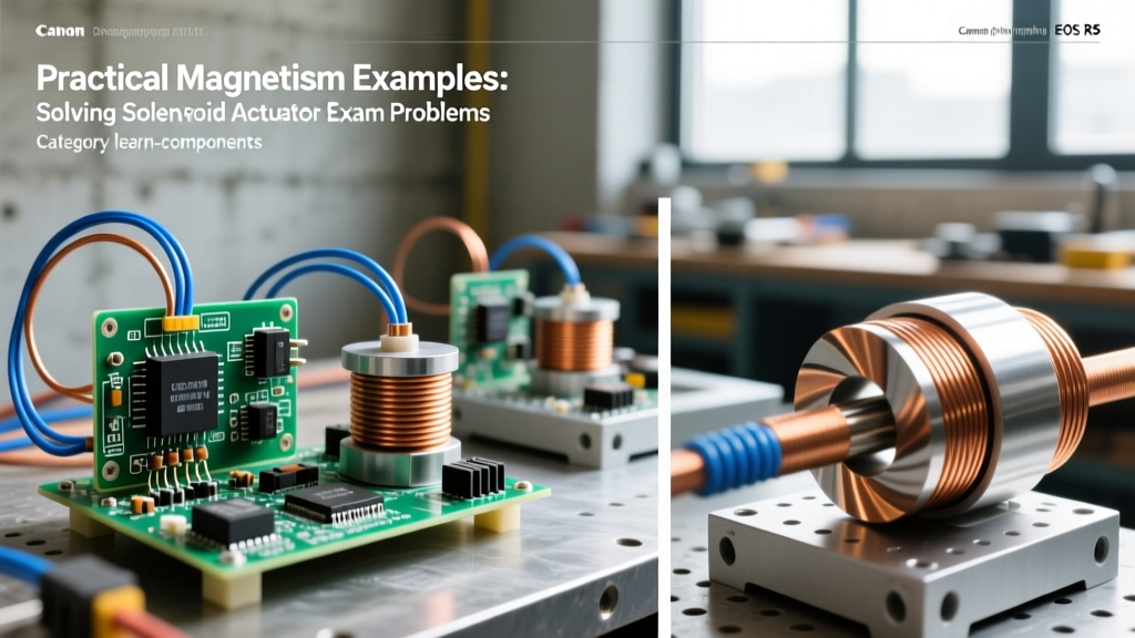 Practical Magnetism Examples: Solving Solenoid Actuator Exam Problems