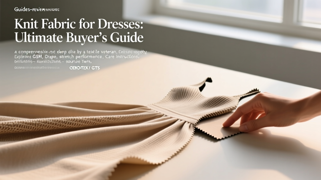 Knit Fabric for Dresses: Ultimate Buyer’s Guide