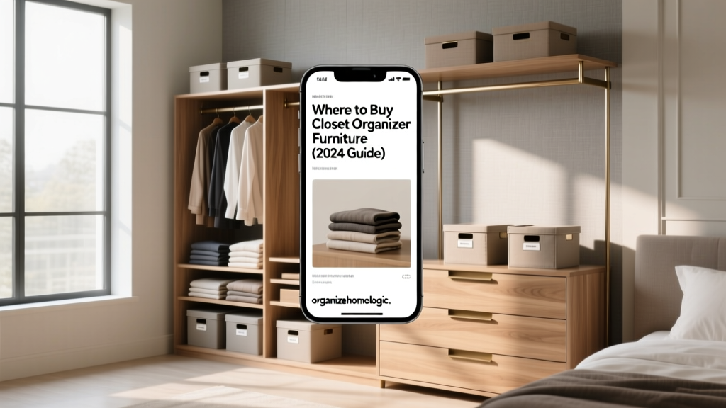 Where to Buy Closet Organizer Furniture (2024 Guide)