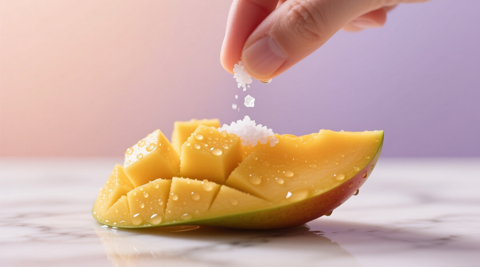 add a pinch of salt to fruit for enhanced fruitier fla