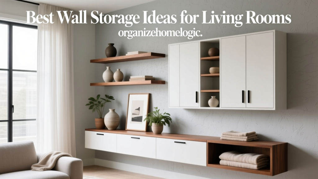 Best Wall Storage Ideas for Living Rooms