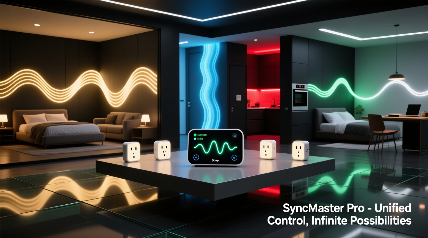 modular light controller hub vs individual smart plugs which lets you run synchronized light shows across rooms