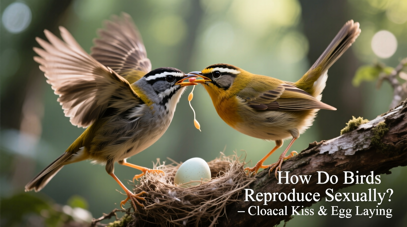How Do Birds Reproduce Sexually: Cloacal Kiss and Egg Laying