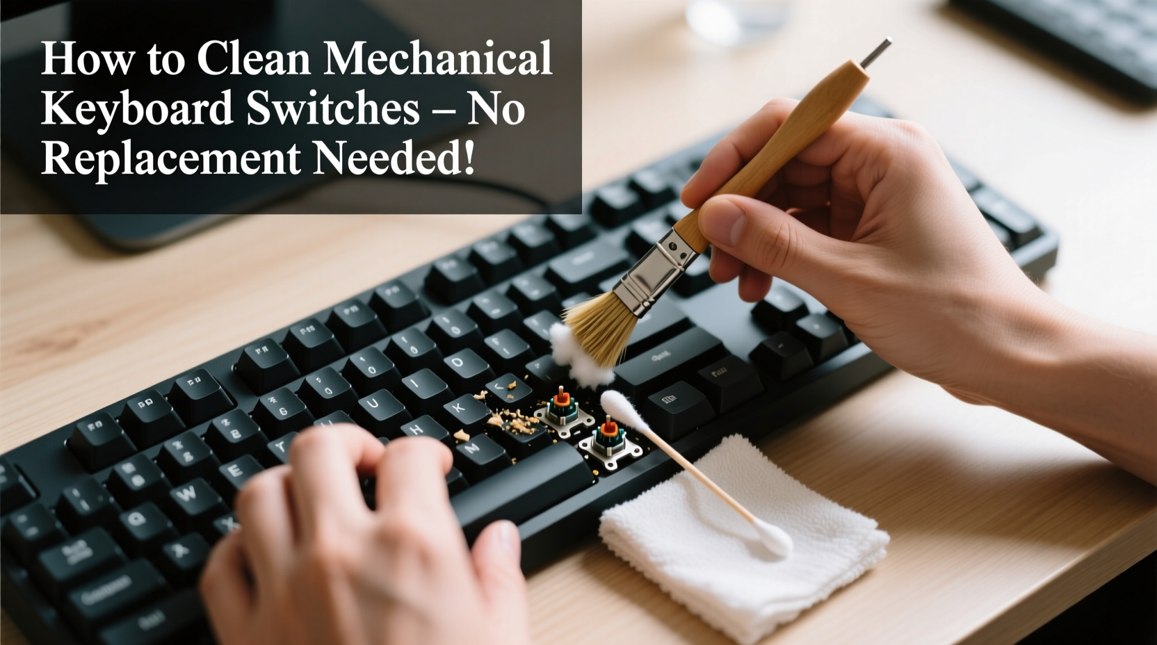 how to clean your mechanical keyboard switches without buying new ones