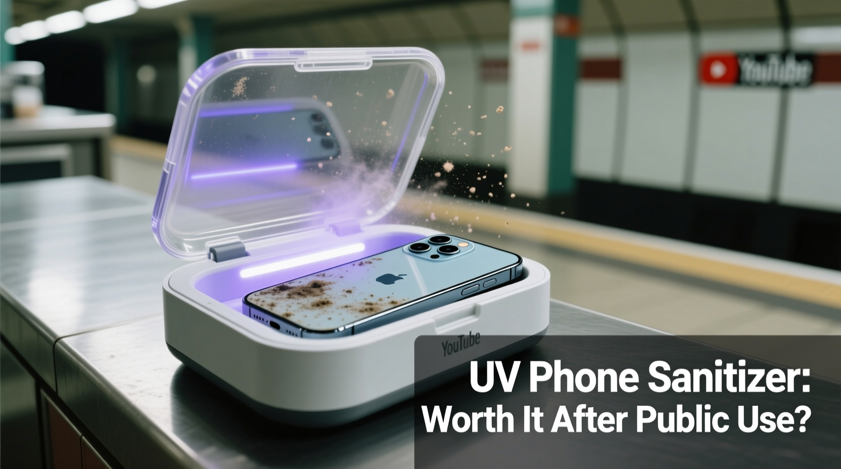 are uv phone sanitizers worth it after public use