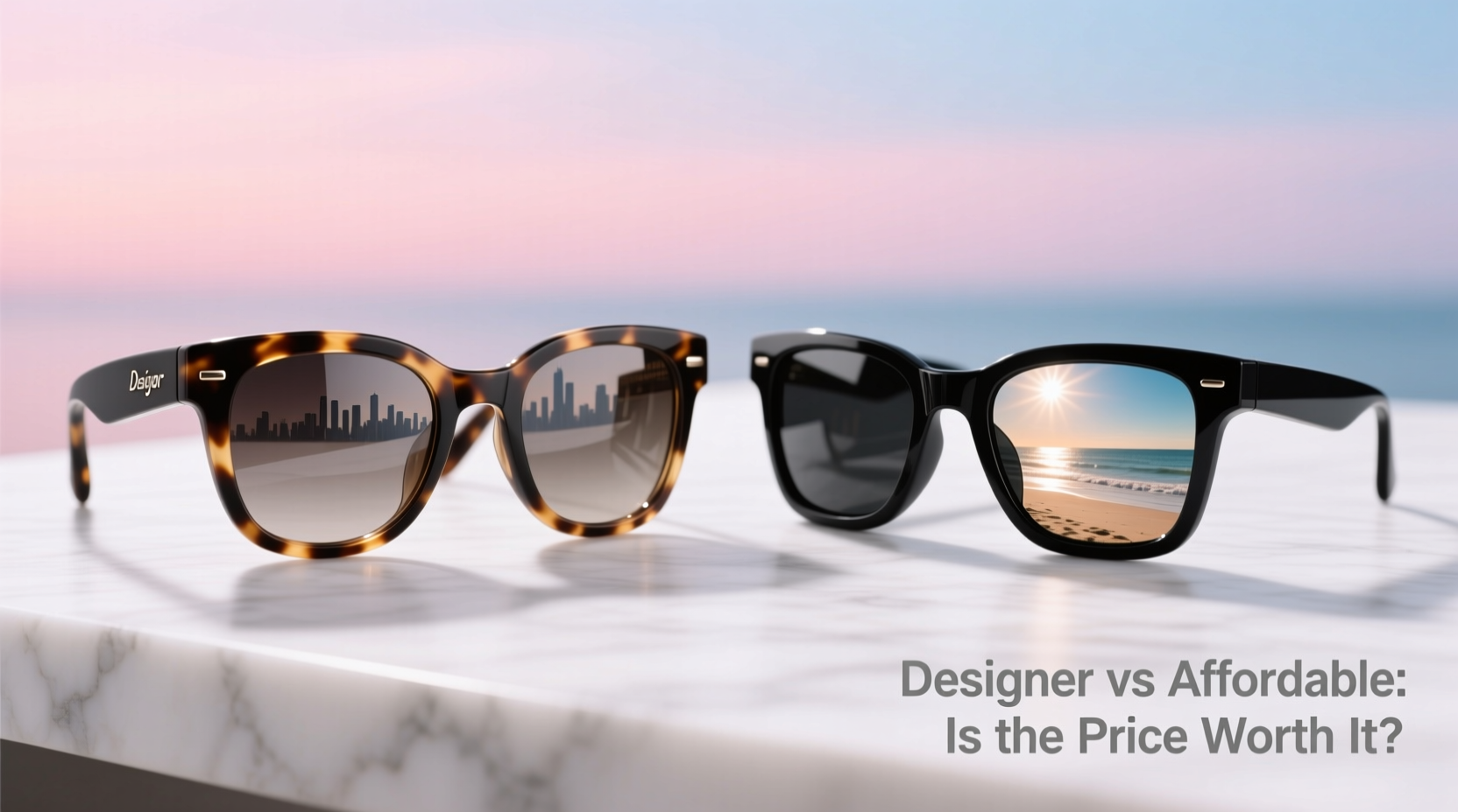 are designer sunglasses really better than affordable polarized ones