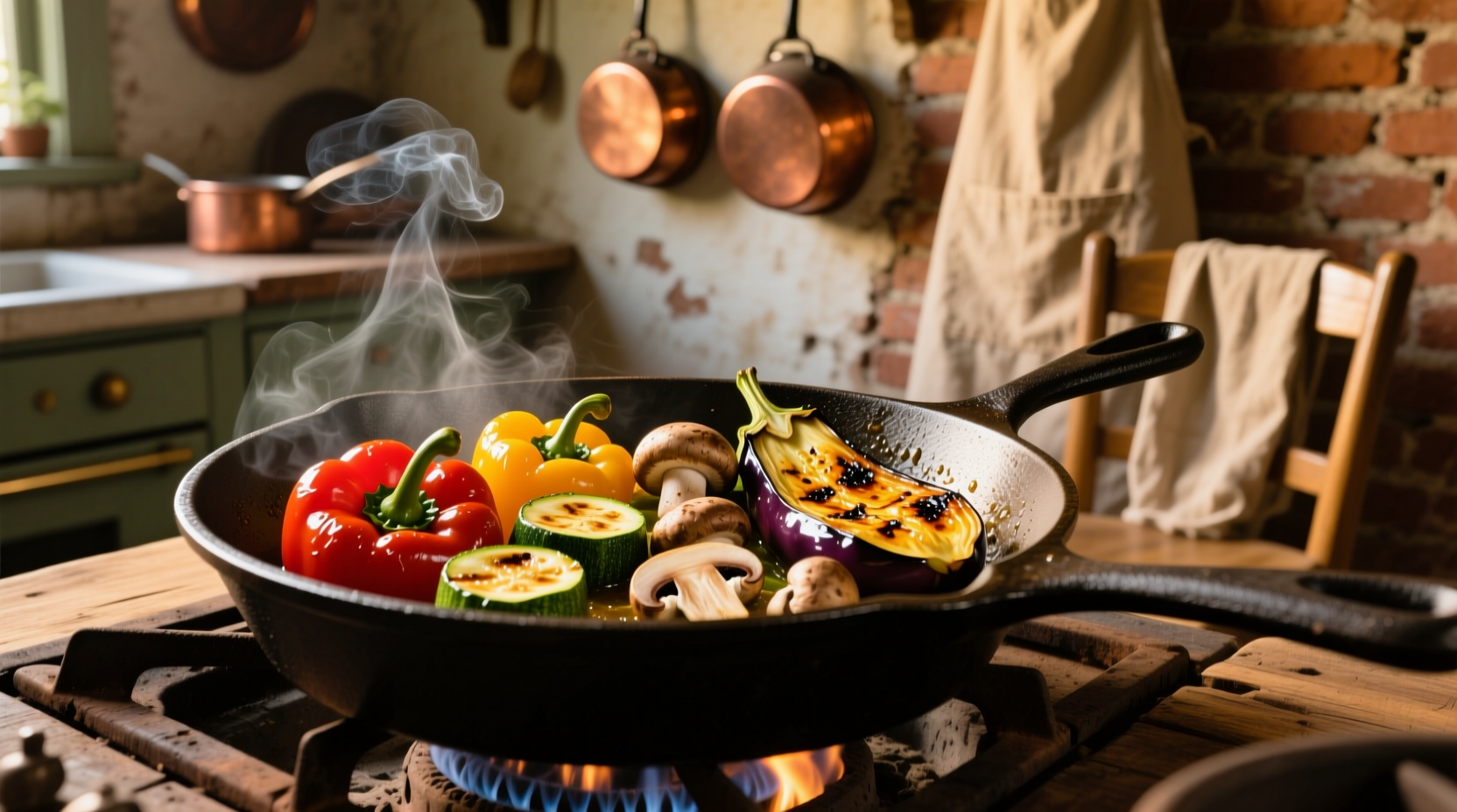 skillet roasted vegetables