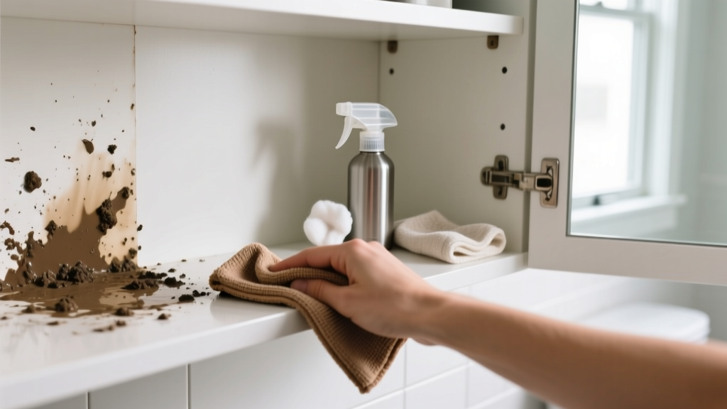 Tested: How to Get Mud Out of Medicine Cabinet Fast