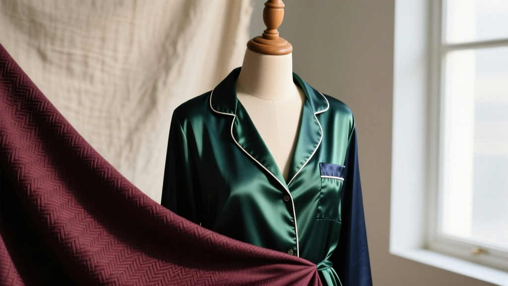 Satin Pajamas Christmas: Fabric Guide for Designers & Makers