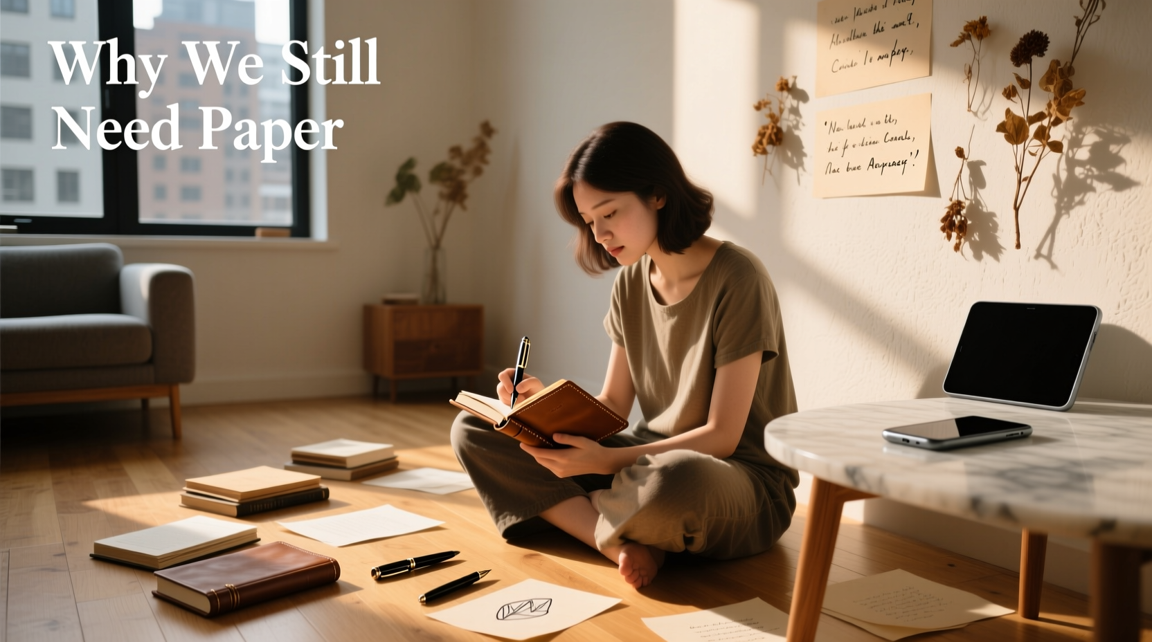 why is everyone suddenly obsessed with analog journaling in a digital world