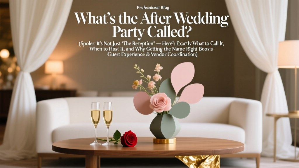 After Wedding Party: What to Call It & When to Host