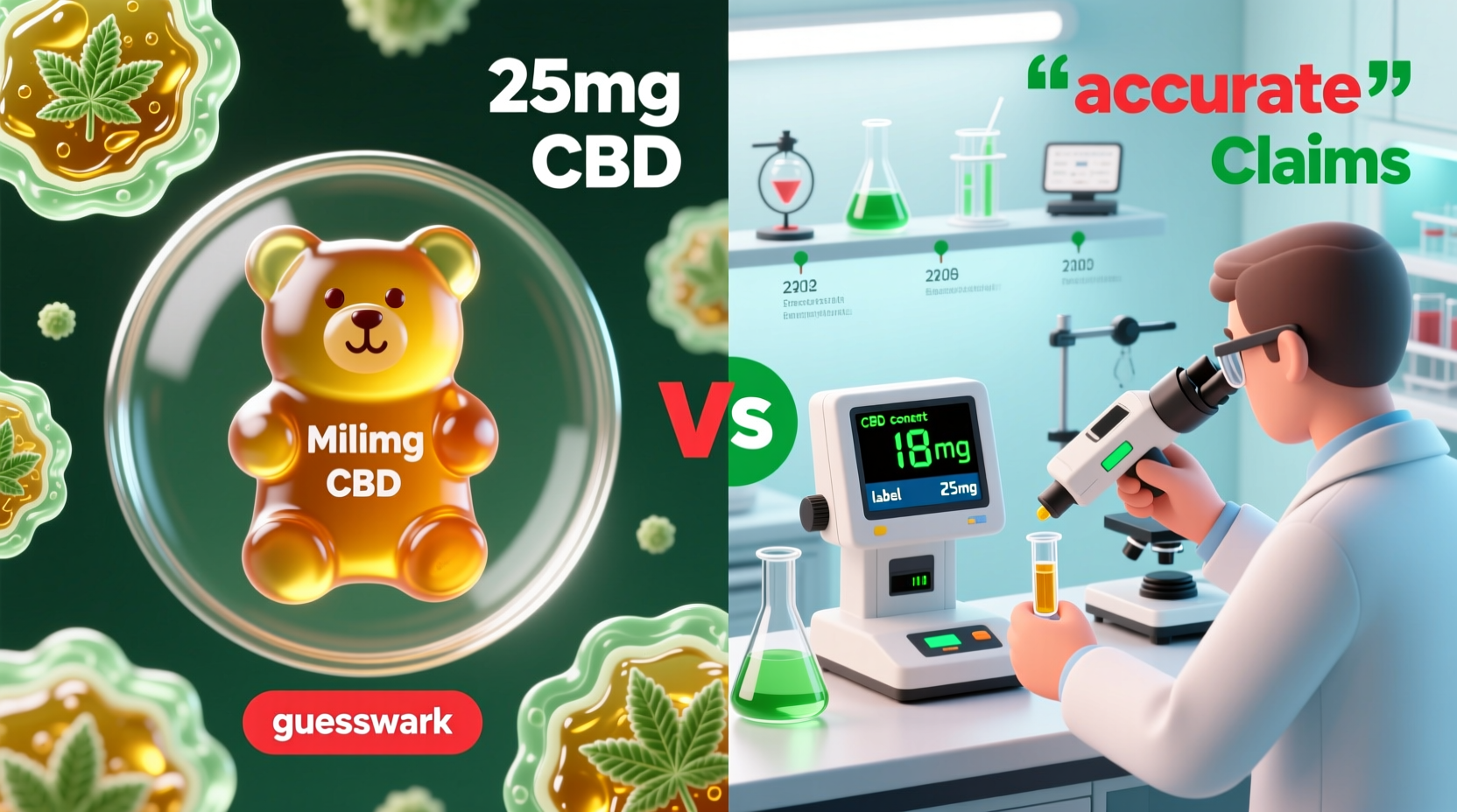is cbd gummy dosage accurate or just guesswork on labels