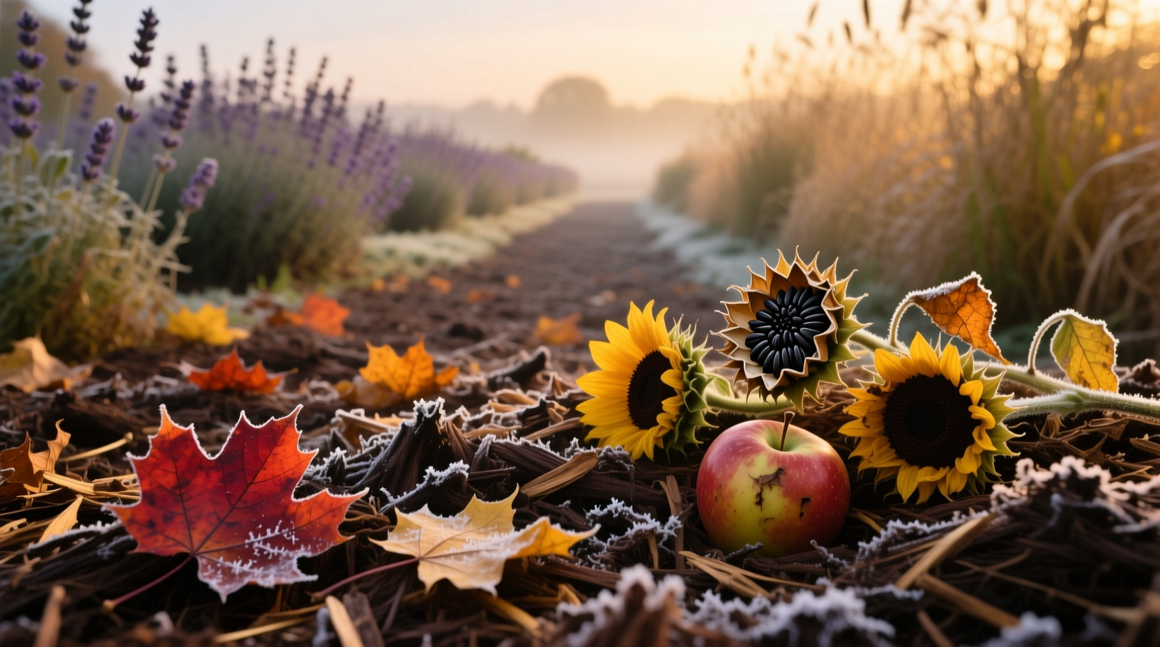 mulch fall garden