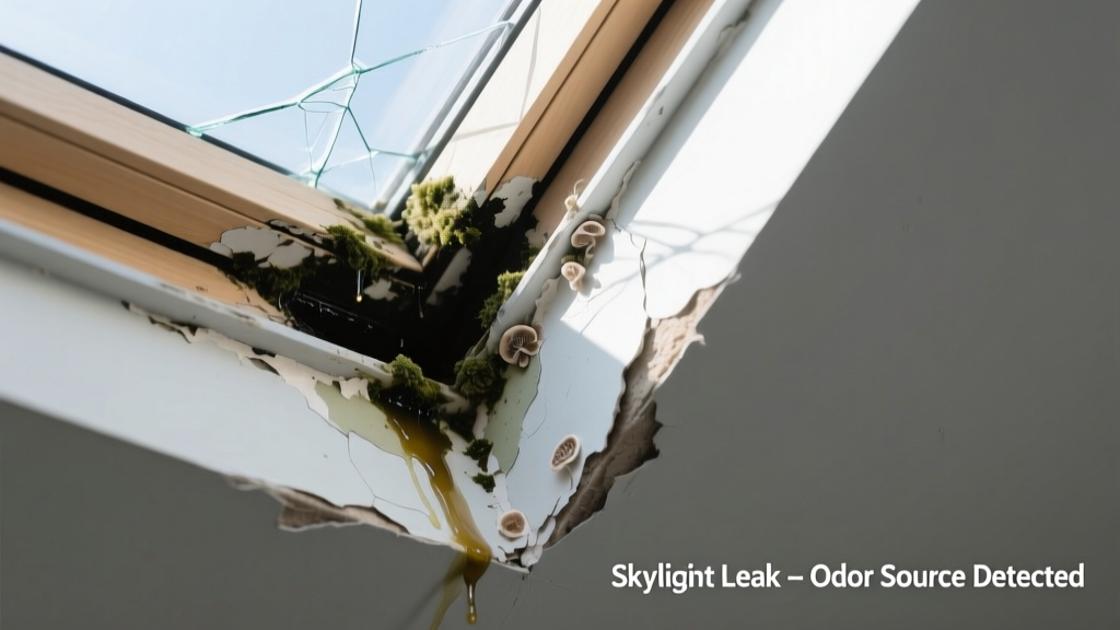 Skylight Leaking Smells Bad: Quick Diagnosis