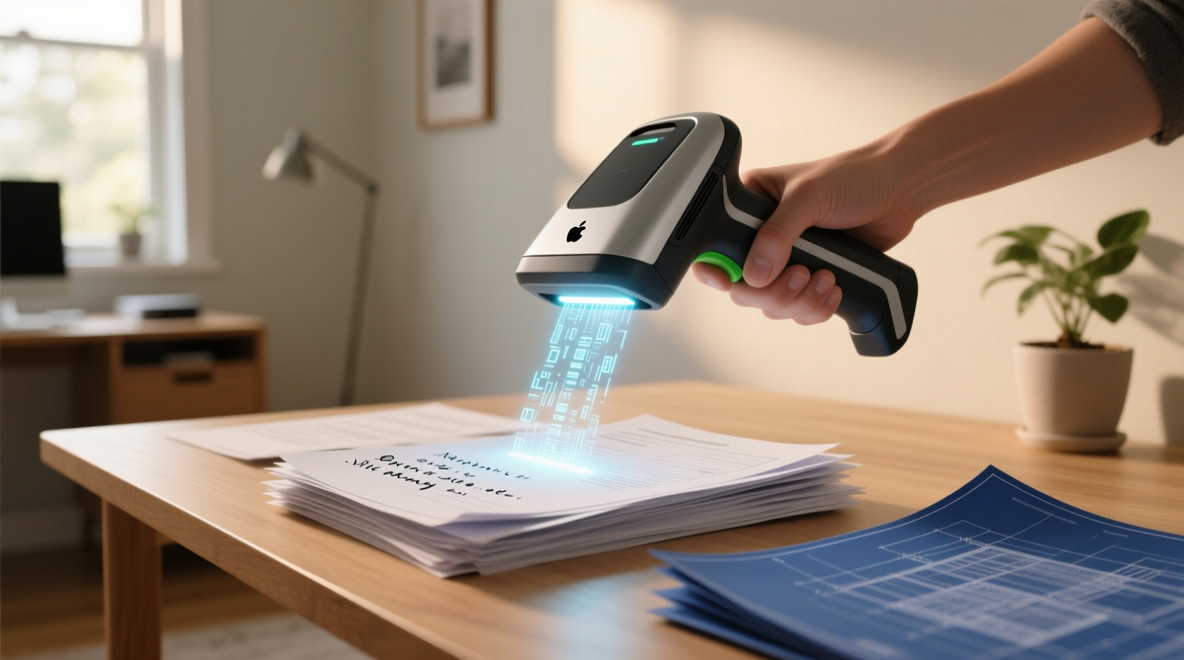 handy scanner ably captures and uploads documents from