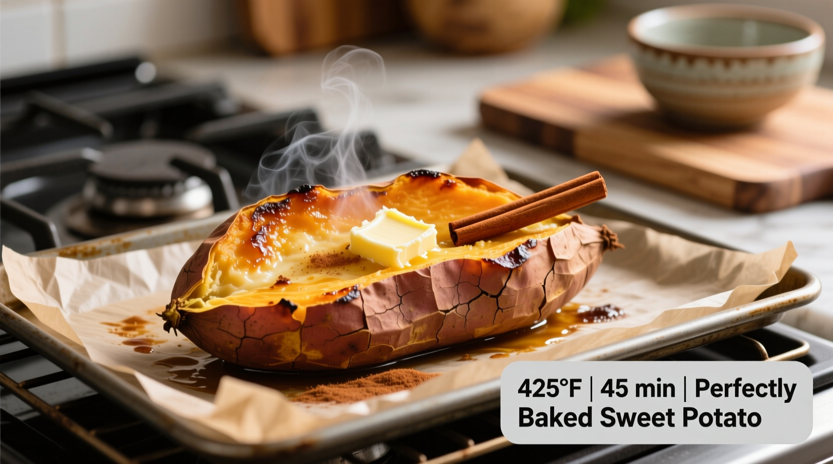 what temp to cook sweet potatoes