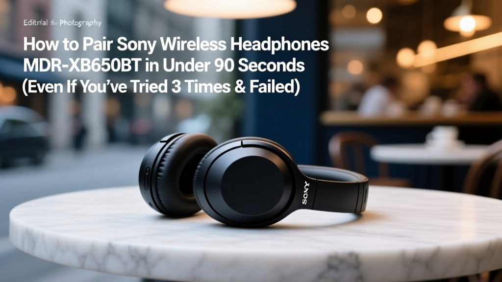 Sony XB650BT Pairing: Reset Bluetooth in 90 Seconds