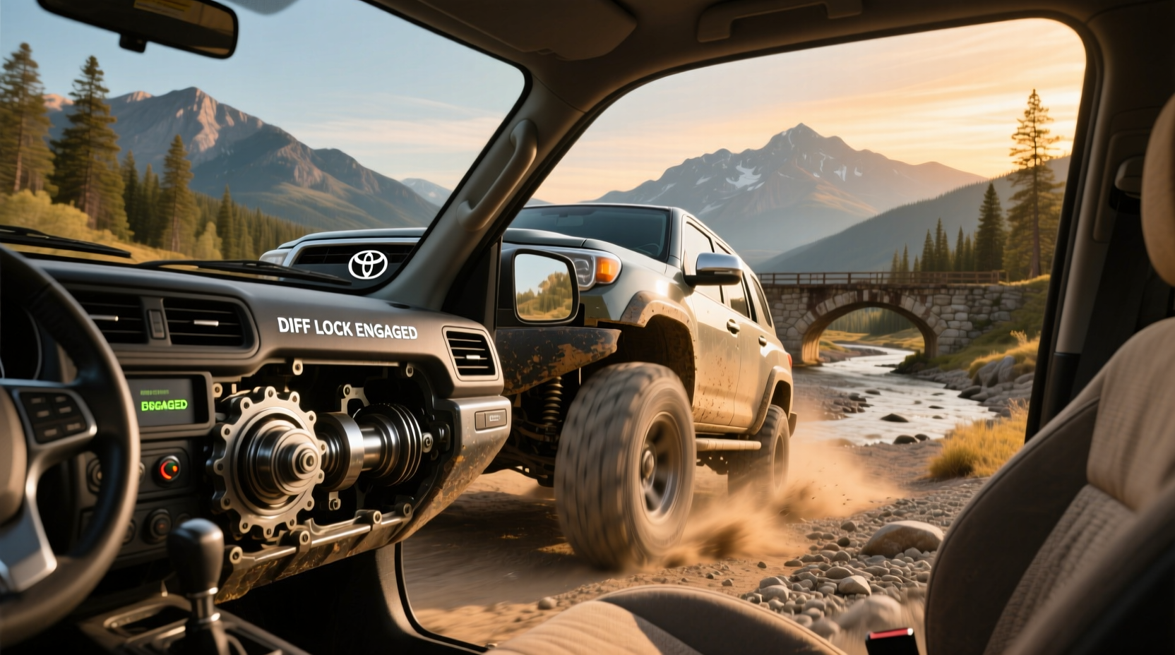How to choose Toyota diff lock,Is diff lock better than 4WD?
