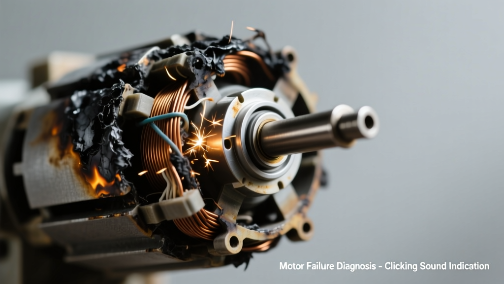 Motor Burned Out Making Clicking Sound: Quick Diagnosis