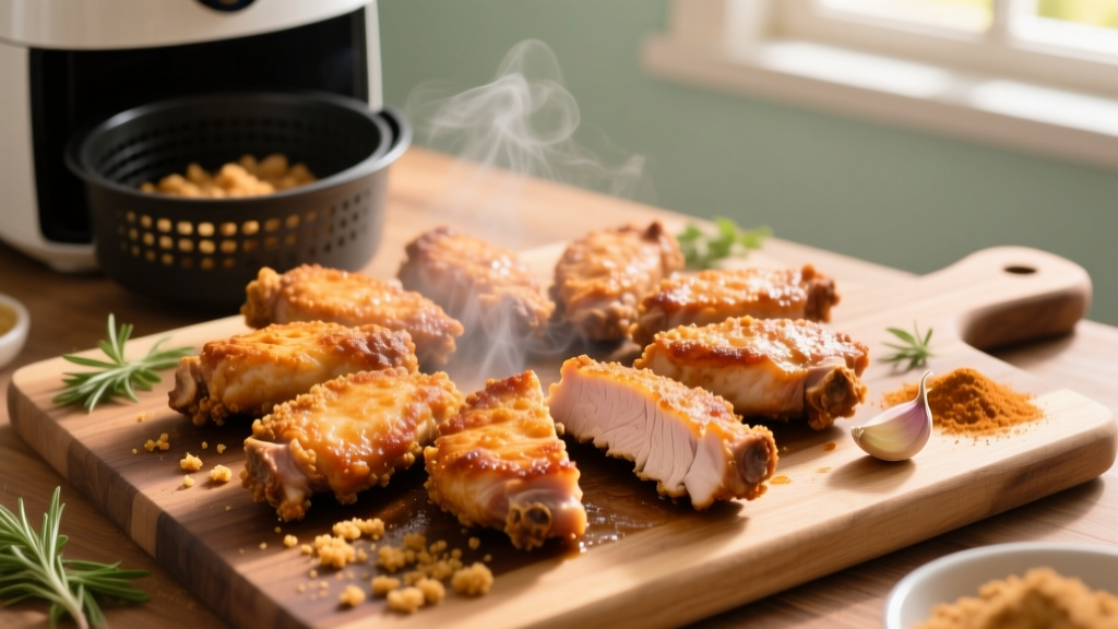 Air Fryer Shake and Bake Pork Chops (Crispy & Juicy!)