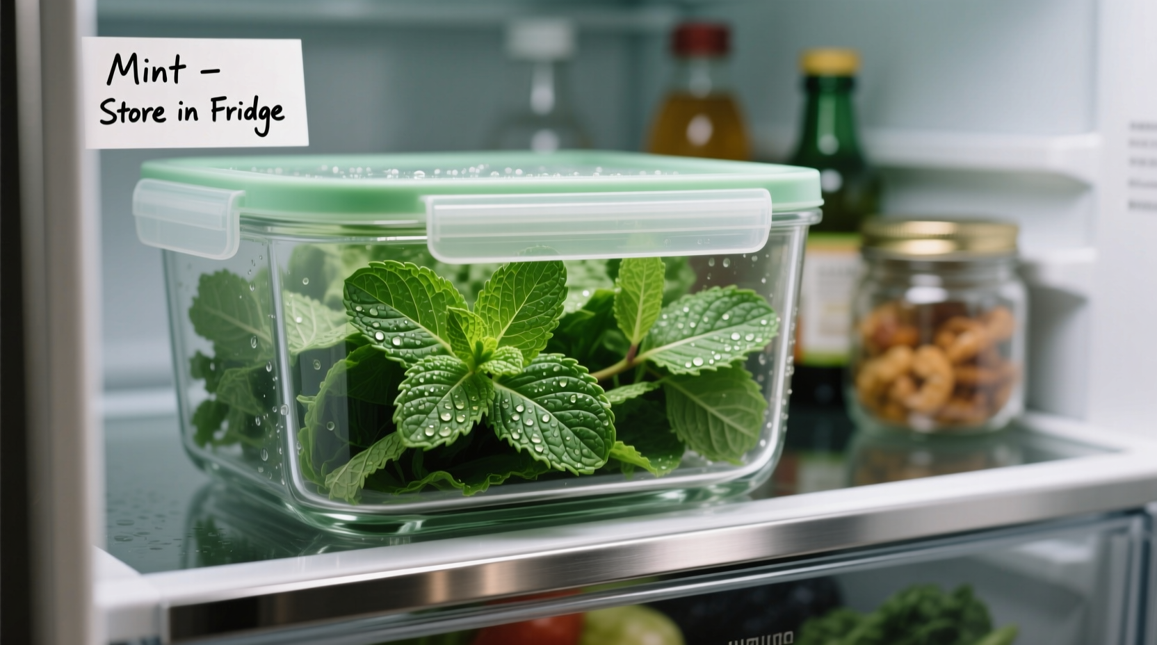 Keep Mint Fresh 14 Days | TheHomeSprouts
