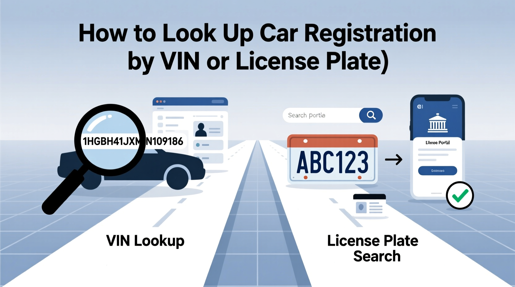 how to look up car registration