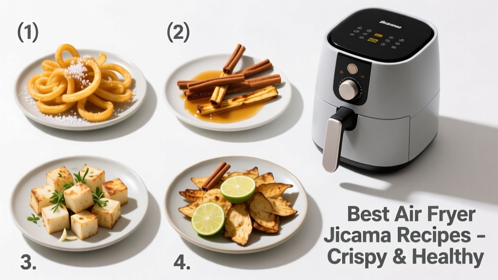 Best Air Fryer Jicama Recipes (Crispy & Healthy!)