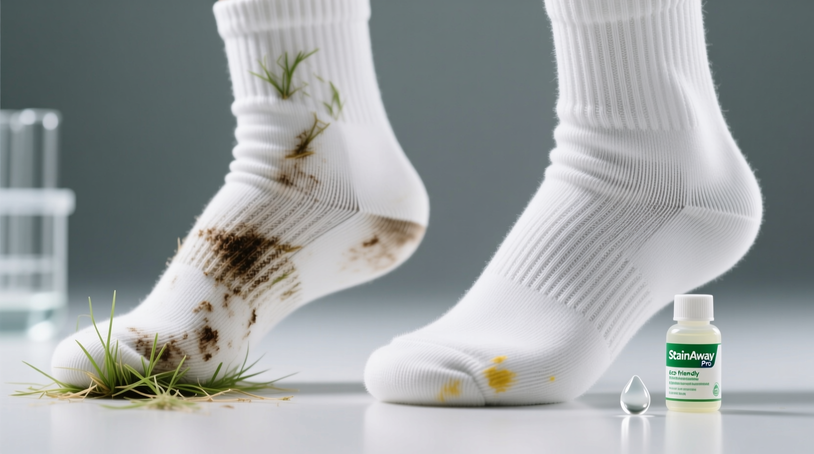 how to remove grass stains from white athletic socks