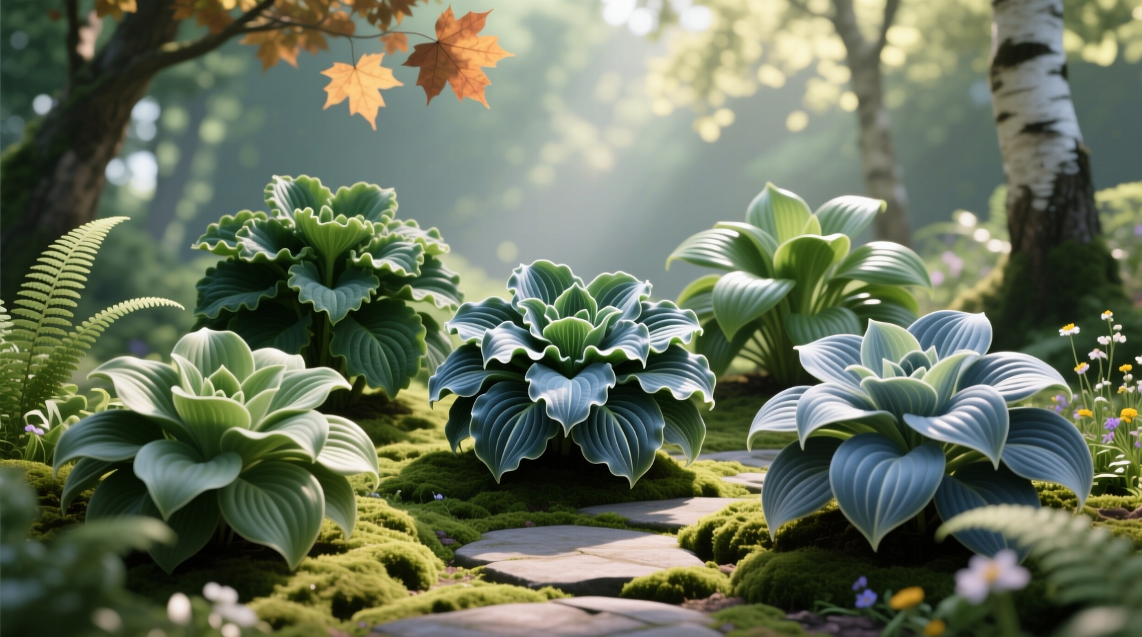 variety of hostas pictures