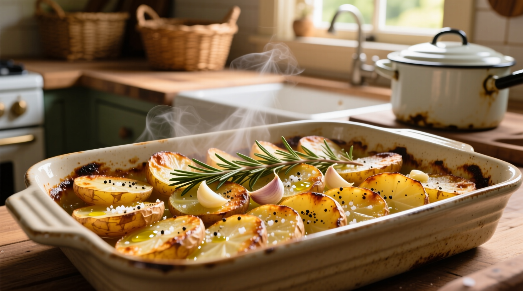 Perfect Sliced Baked Potato Recipe: Crispy Edges, Fluffy Center