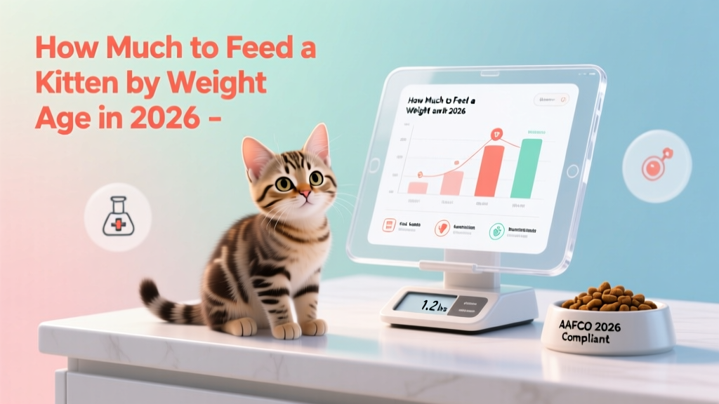 How Much to Feed a Kitten by Weight and Age in 2026