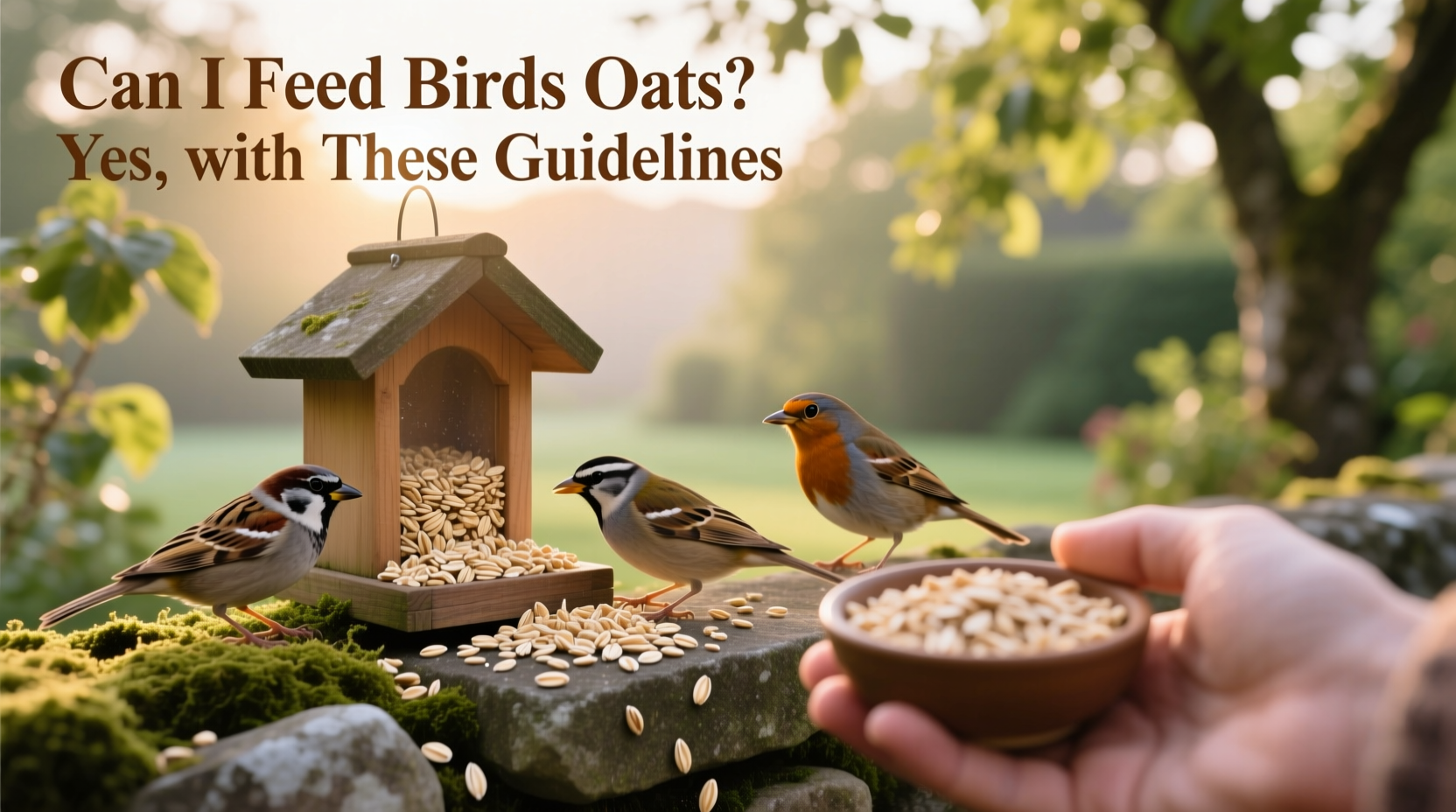 can i feed birds oats
