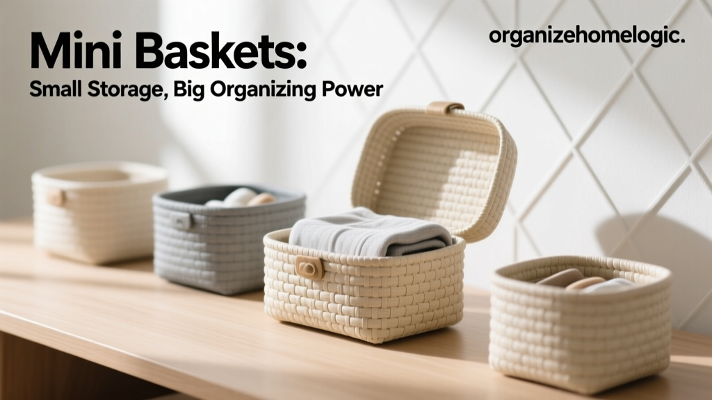 Mini Baskets: Small Storage, Big Organizing Power