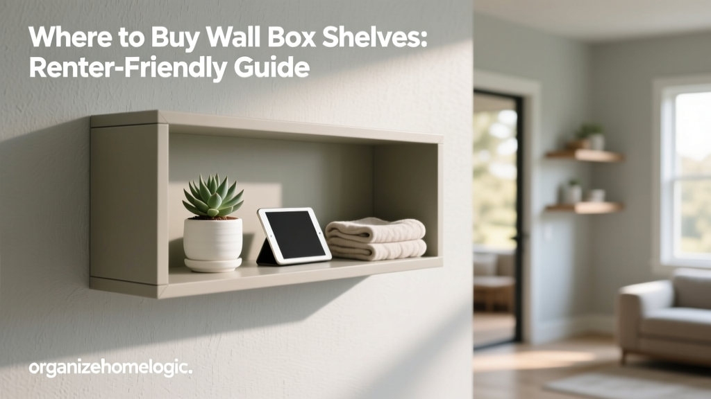 Where to Buy Wall Box Shelves: Renter-Friendly Guide