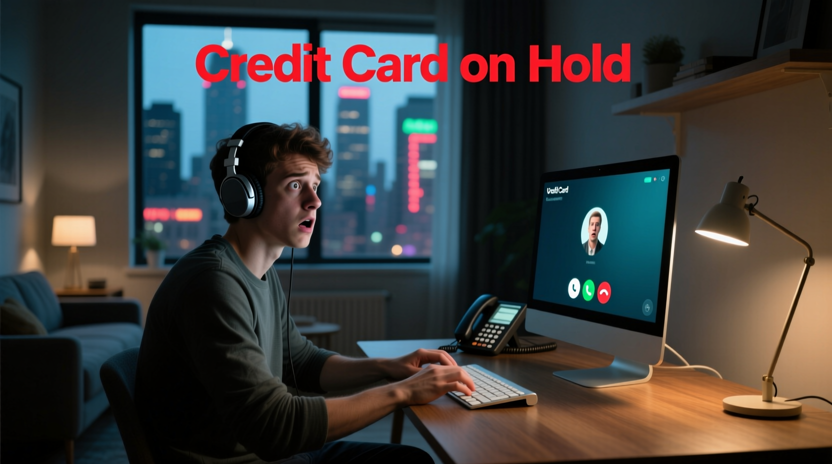 voip call puts credit card on hold