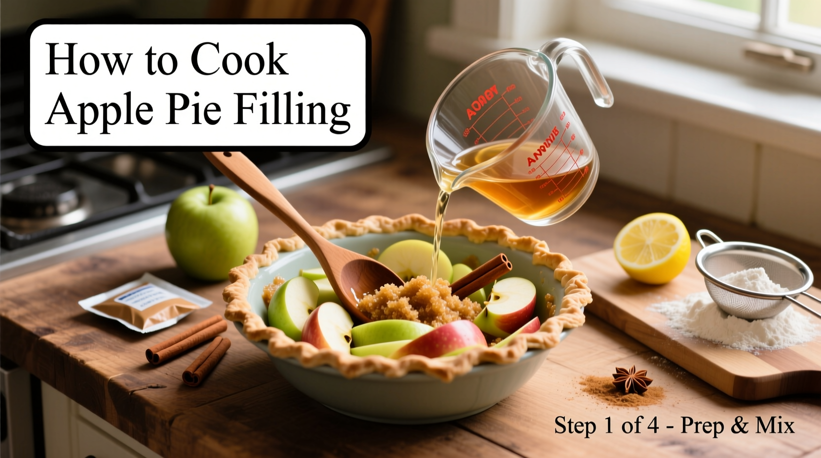 how to cook apple pie filling