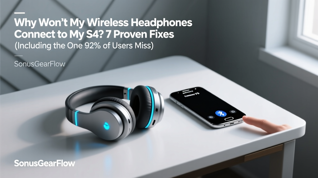 S4 Wireless Headphones Not Connecting? 7 Fixes
