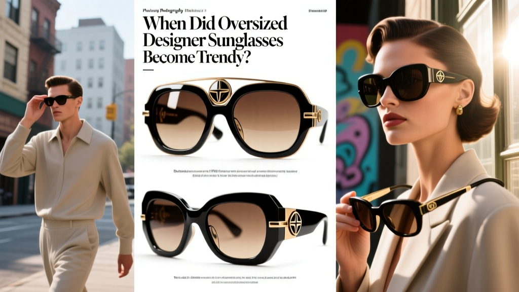 When Did Oversized Designer Sunglasses Become Trendy?