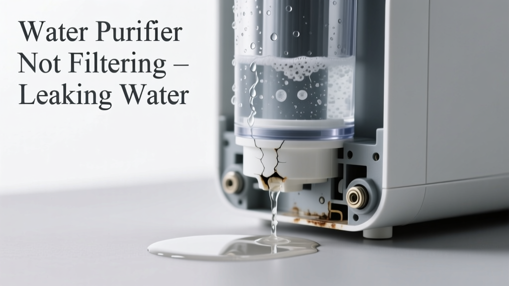 Water Purifier Not Filtering & Leaking Water: Quick Diagnosis