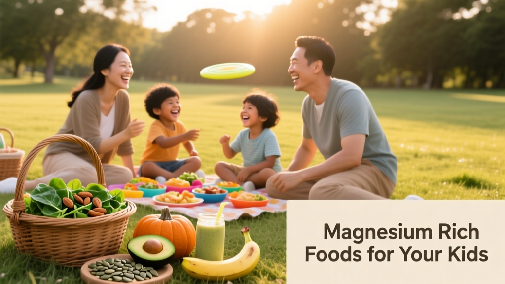 Magnesium-Rich Foods for Your Kids: Science-Backed Choices to Support Calm, Focus, and Strong Bones
